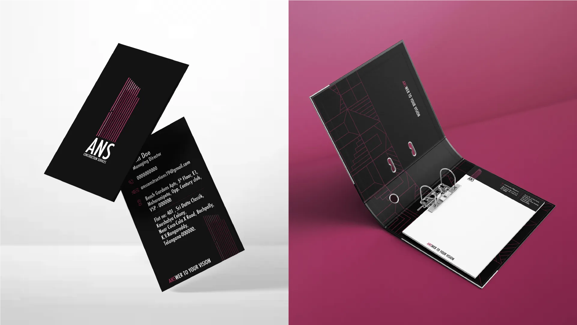 Elements ANS Construction Branding