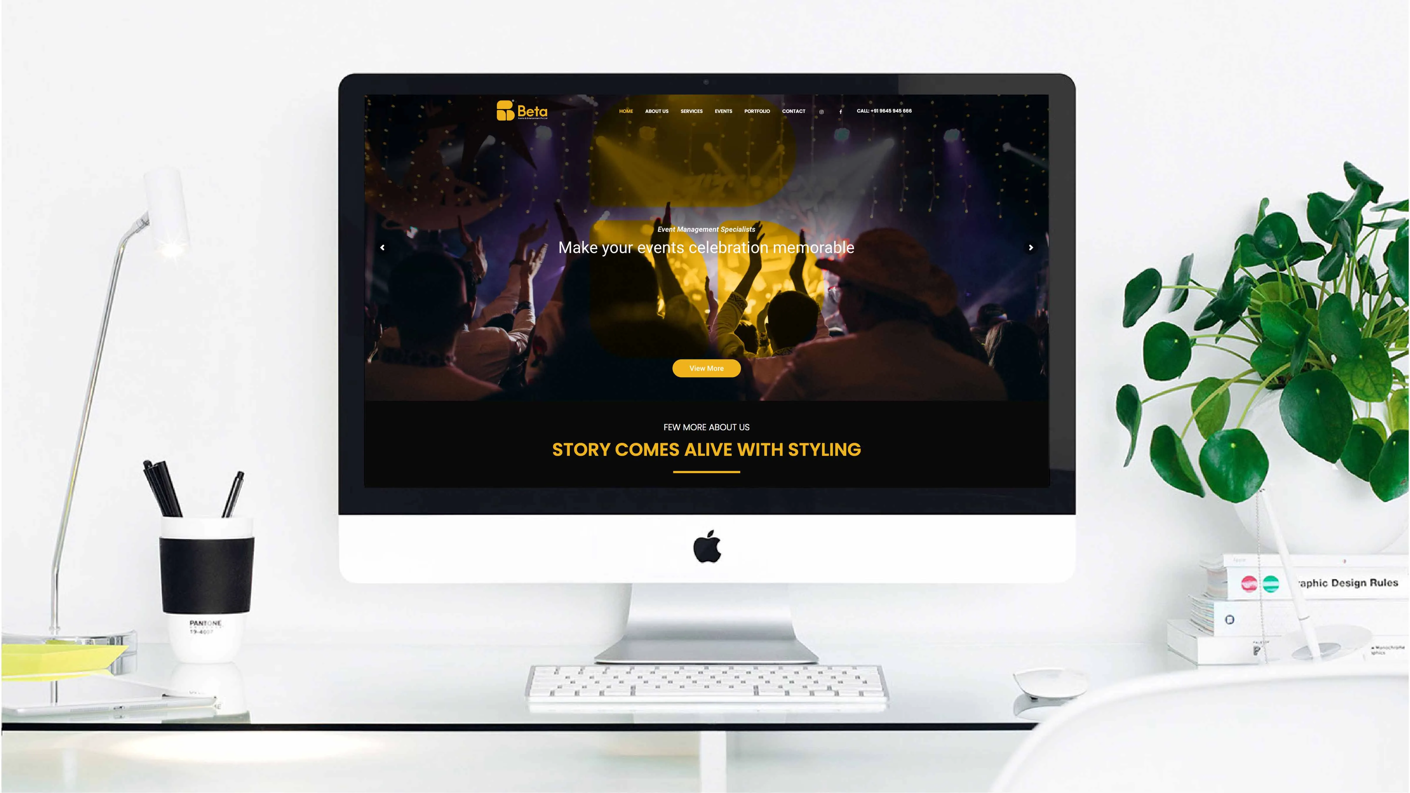 Elements Beta Event Planner Website