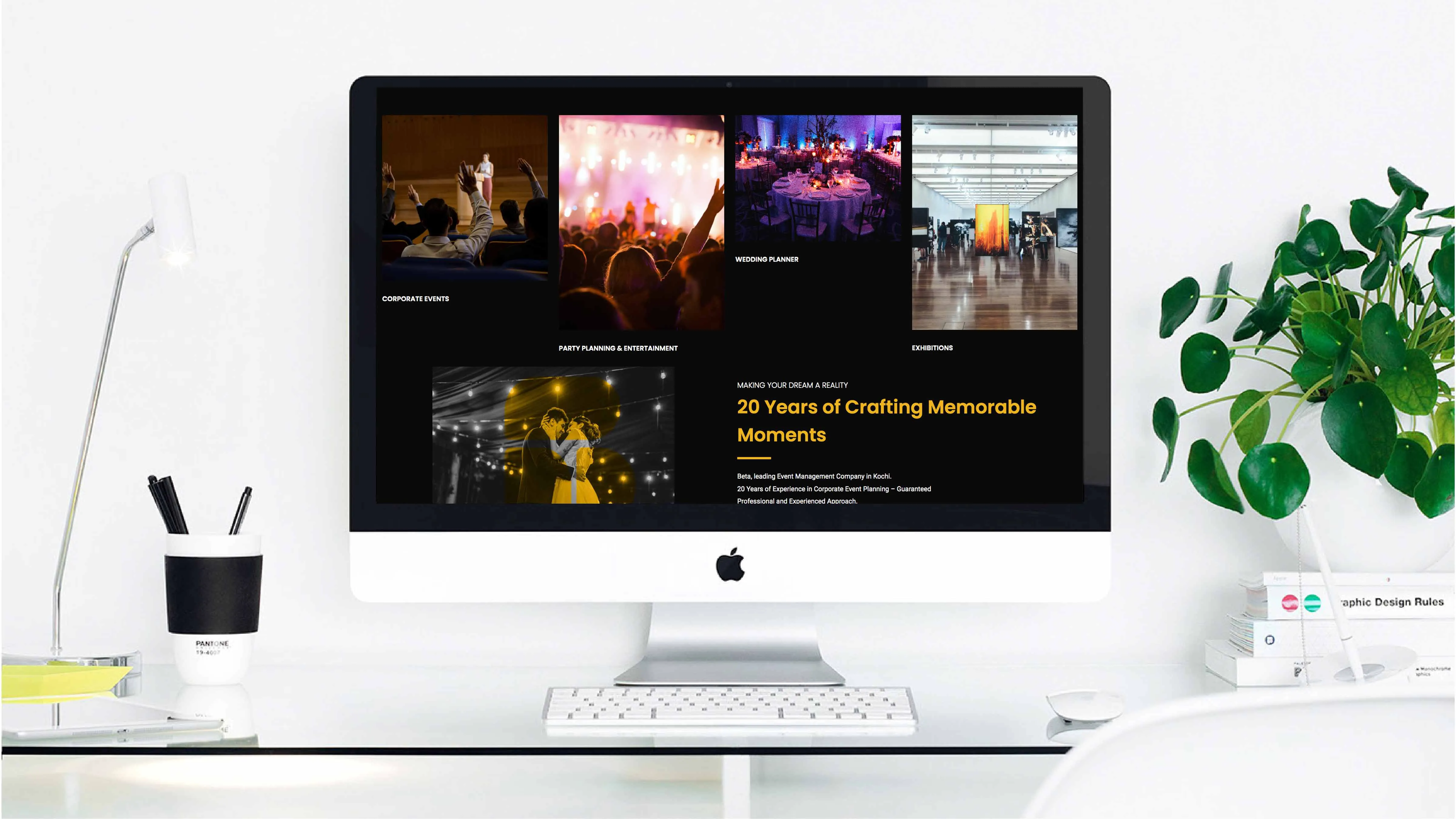 Elements Beta Event Planner Website