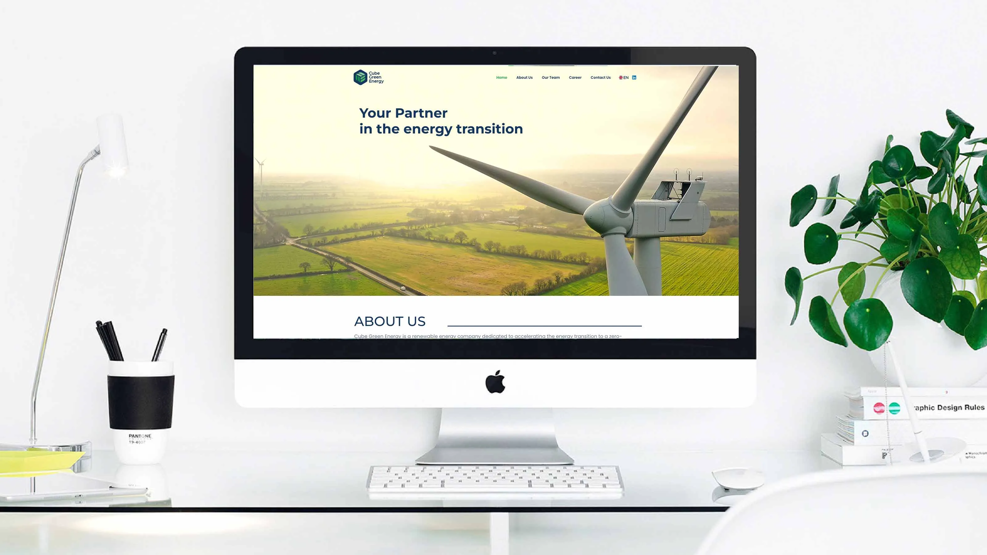 Elements Cube Green Energy Website