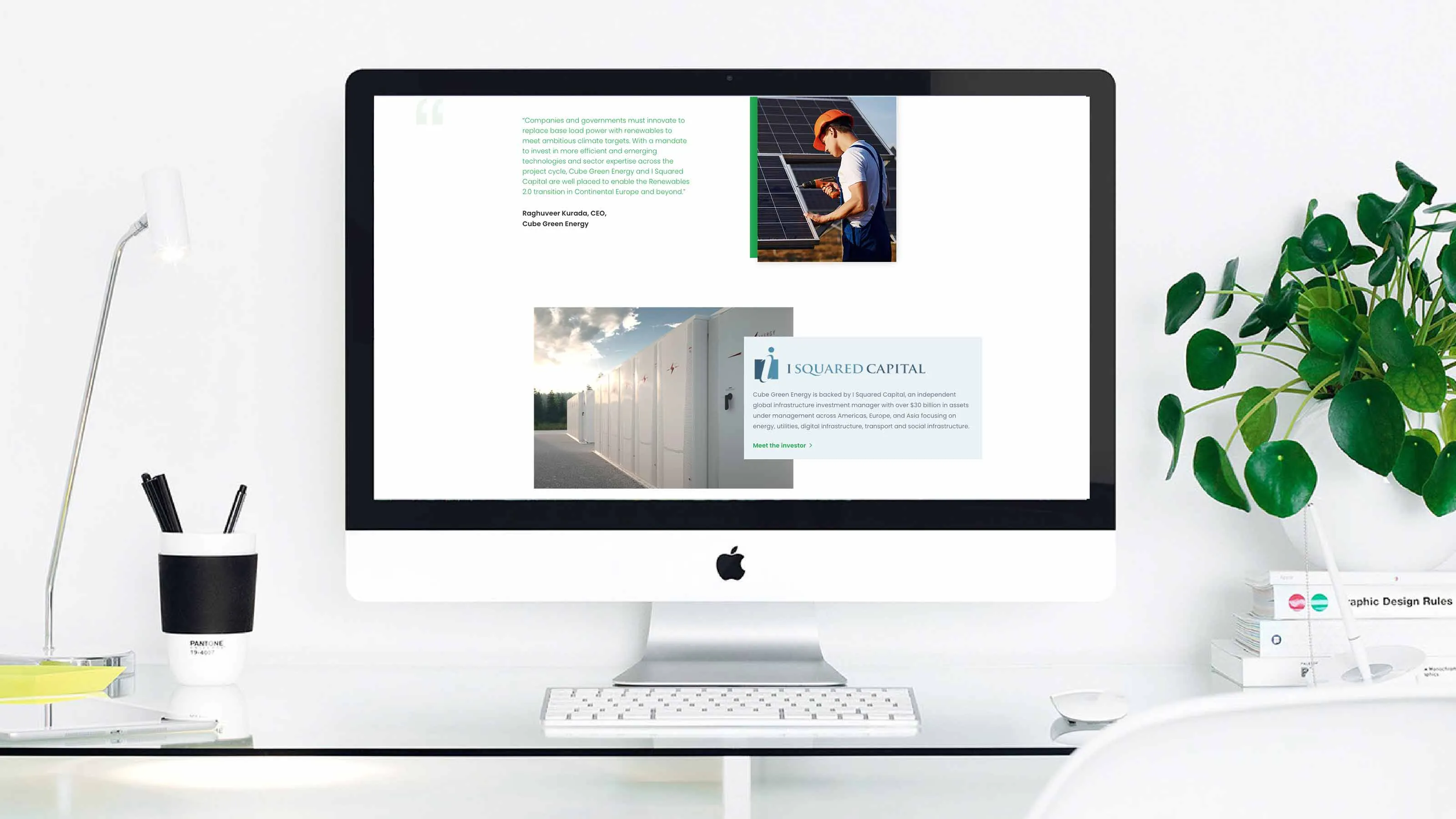 Elements Cube Green Energy Website