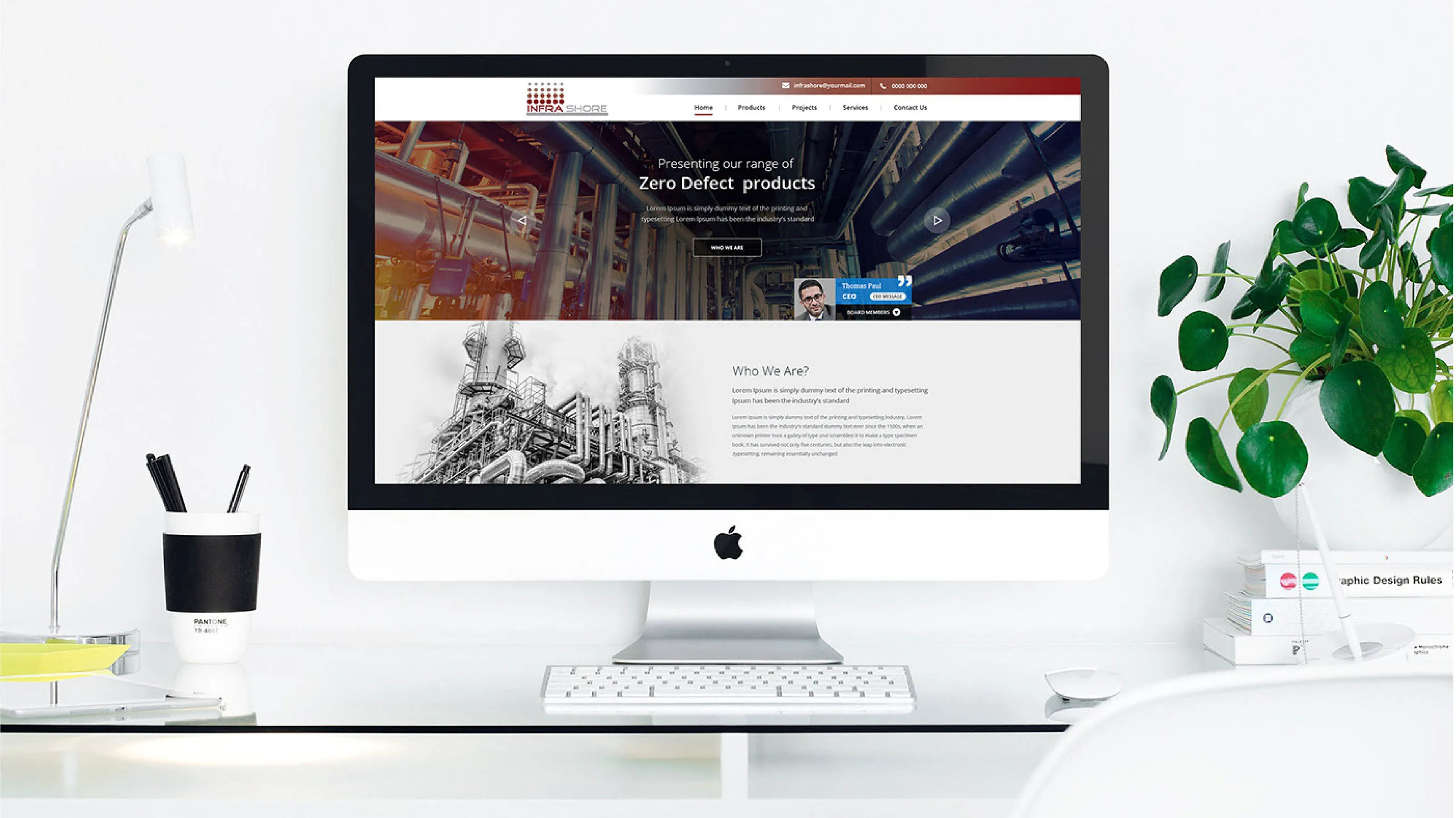Elements Infrashore Website