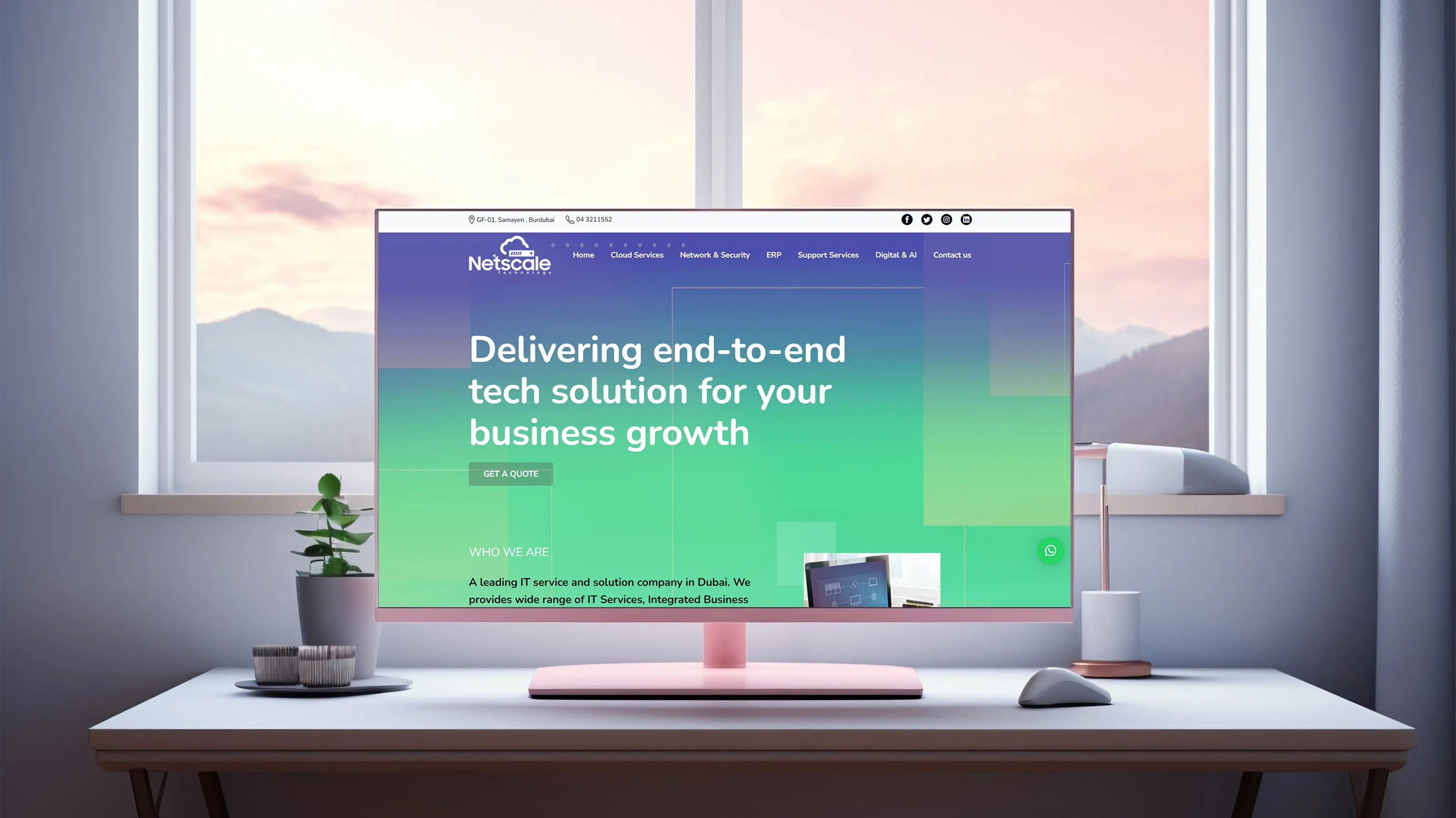 Elements Netscale Website