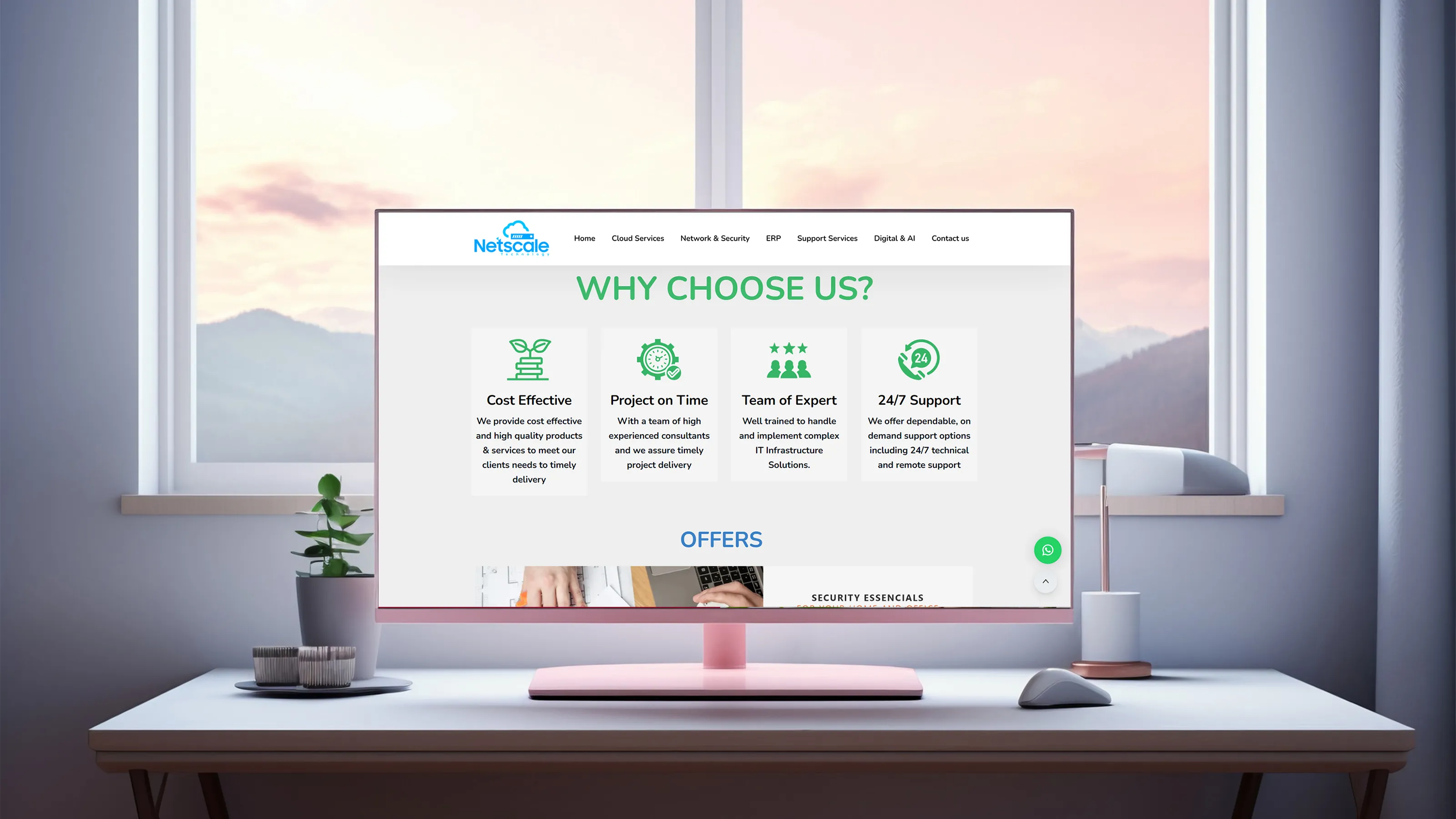 Elements Netscale Website