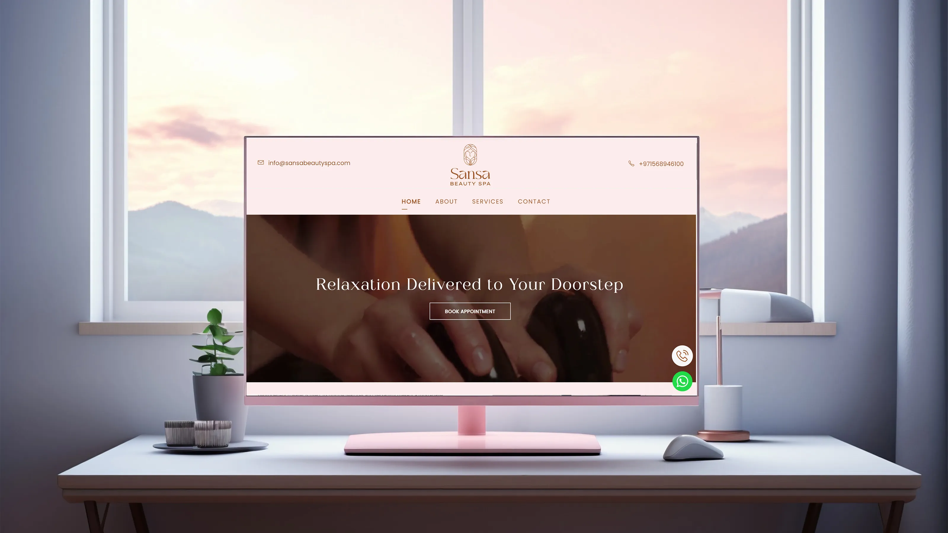 Elements Thai Spa Website