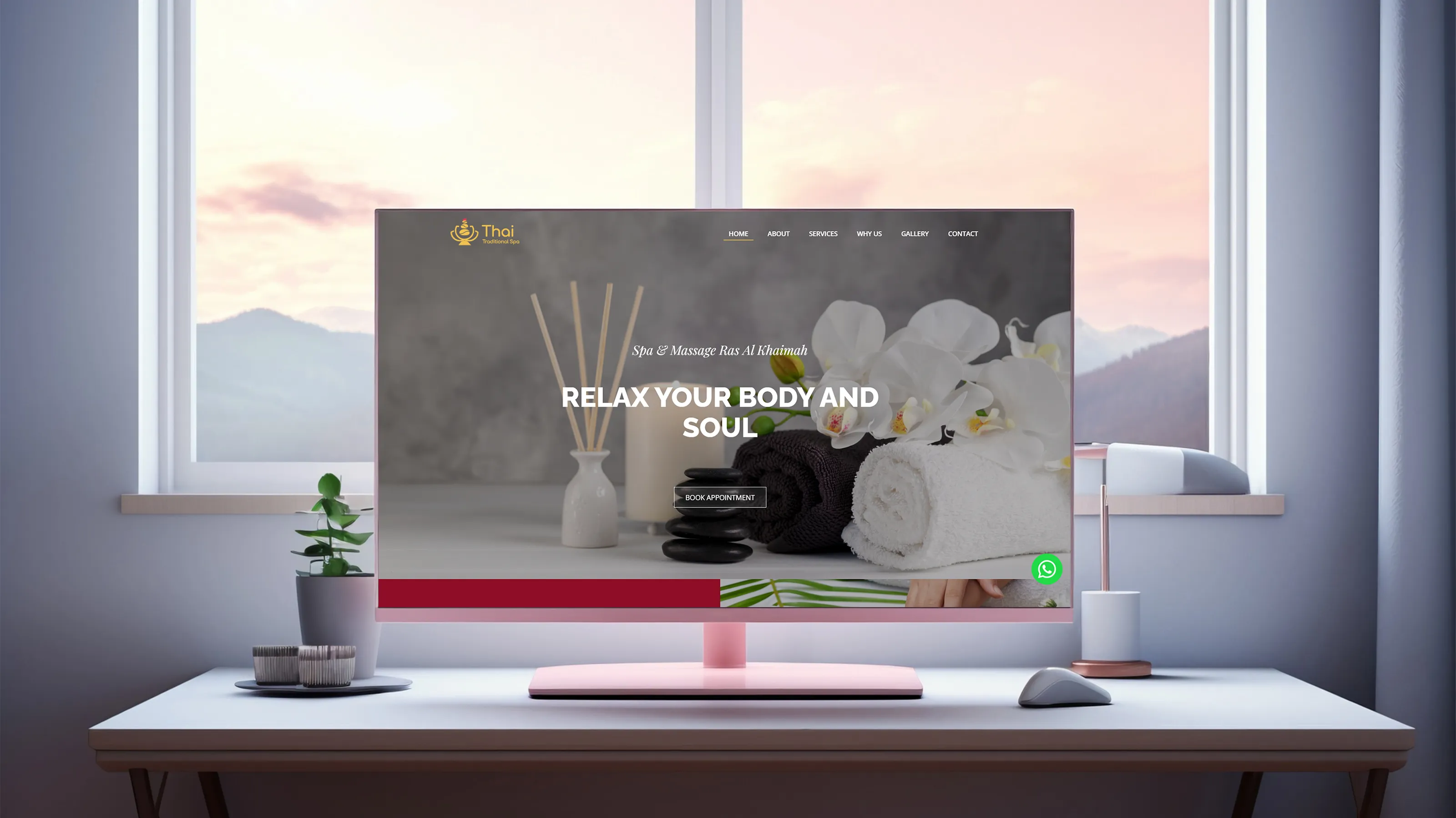 Elements Thai Spa Website