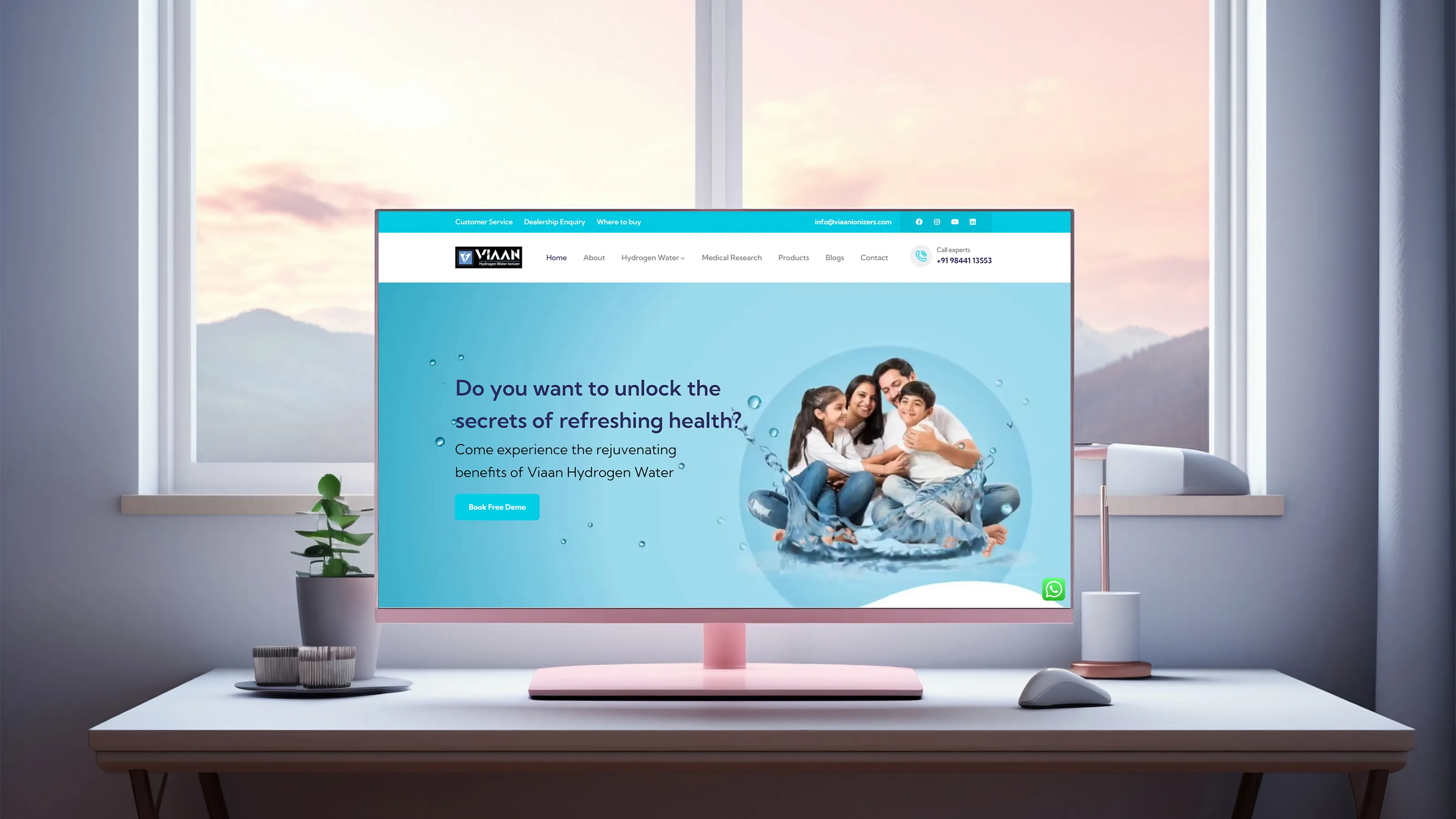 Elements Viaan Ionizer Website